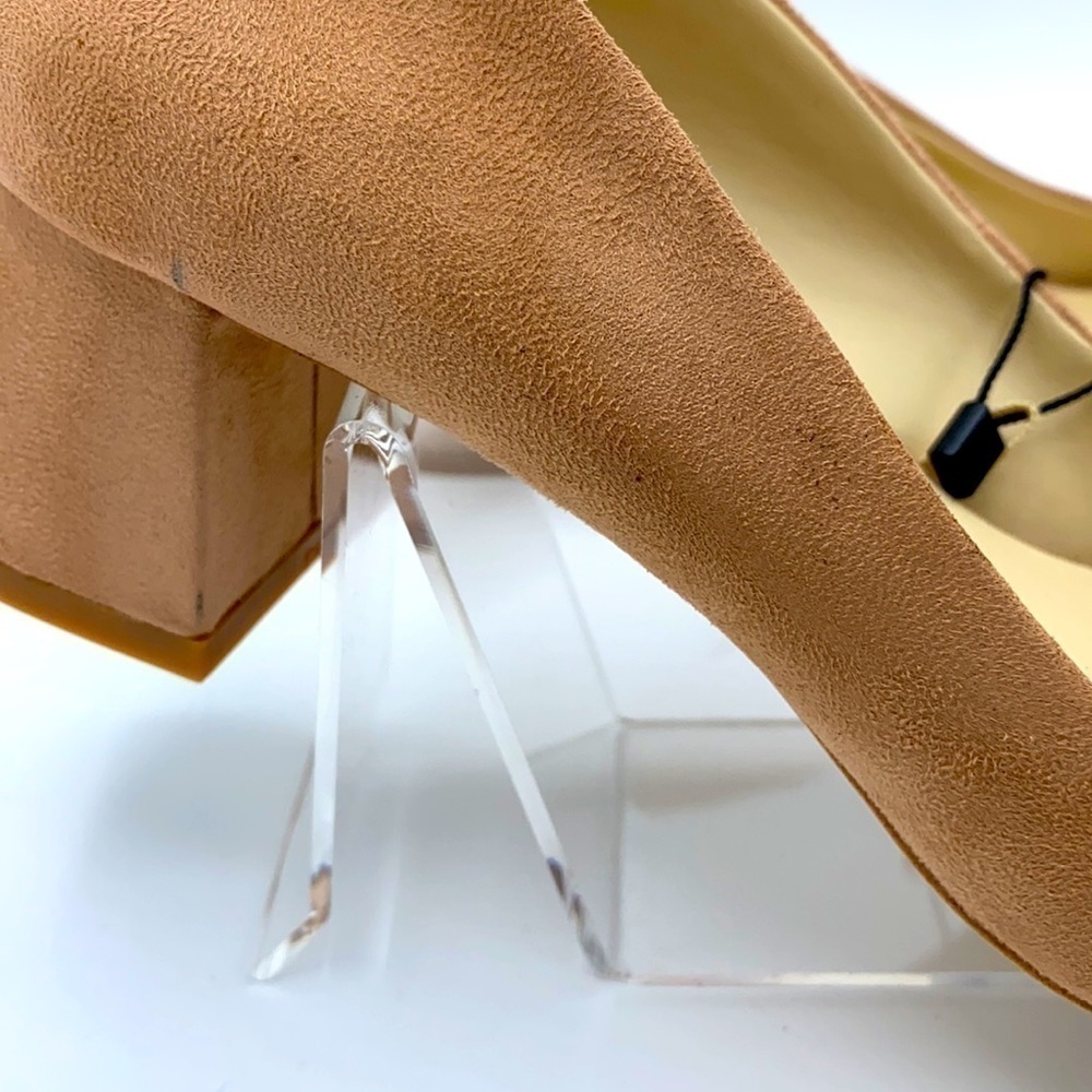 Zara Basic Block Heel w/Bow NWT - image 11